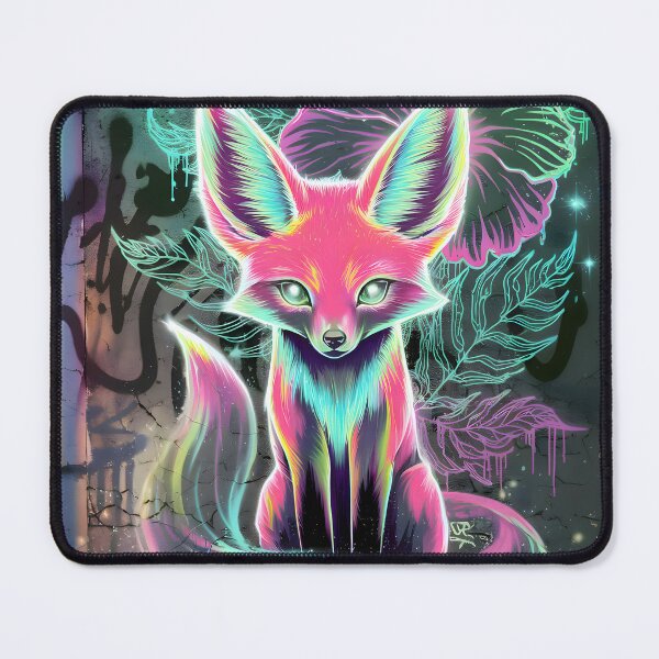 Item preview, Neon fox. designed and sold by MyHappyArtShop.