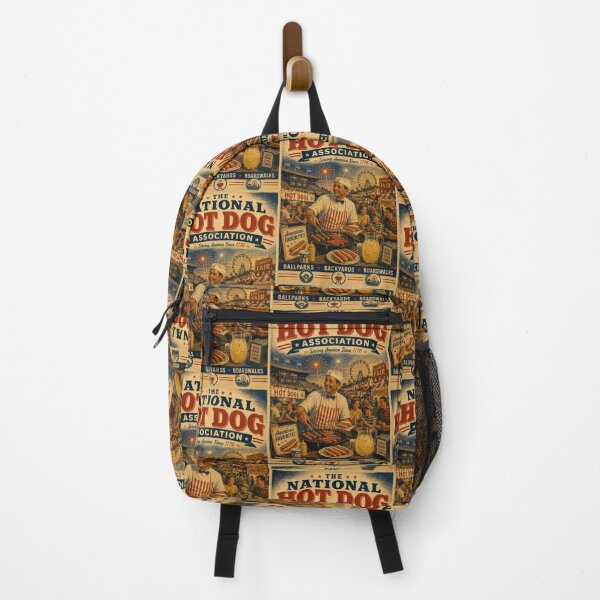 Item preview, Hot Dog Lover Americana BBQ Baseball Fair Retro Design designed and sold by TheTrendsDesk.