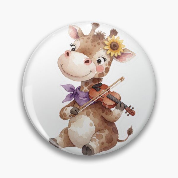 Item preview, Musician Giraffe | Enchanted Violin Player designed and sold by AillustriaAK.