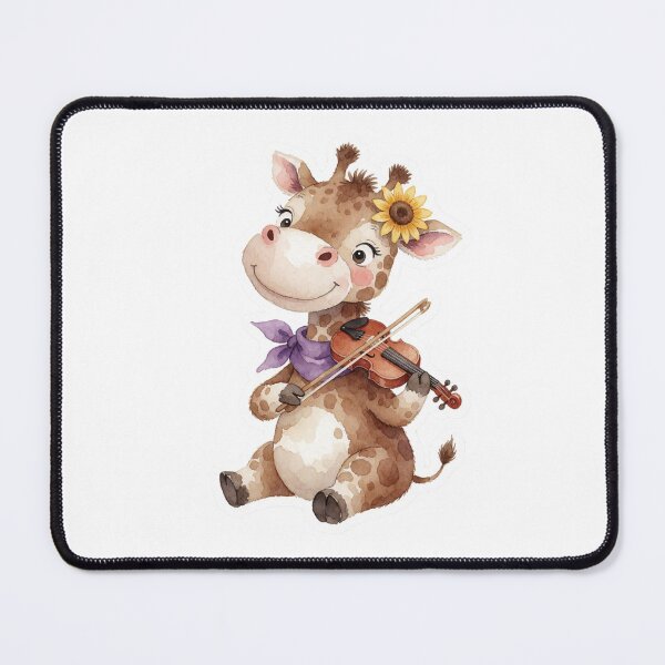 Item preview, Musician Giraffe | Enchanted Violin Player designed and sold by AillustriaAK.