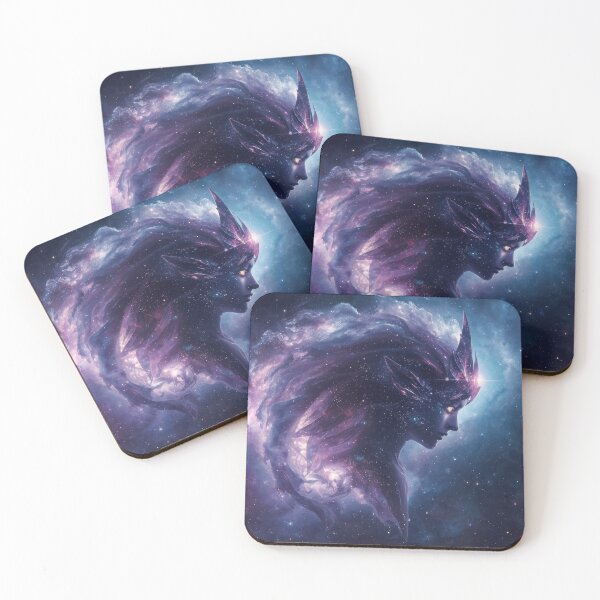 Item preview, Celestial Woman with Cosmic Hair designed and sold by Nick Seidel.