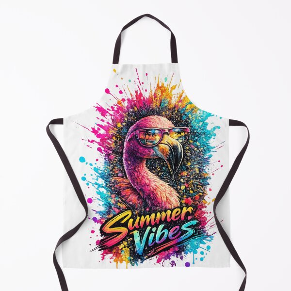 Item preview, Summer Vibes Flamingo – Cool Sunglasses Color Splash T-Shirt Design designed and sold by GooniSL.