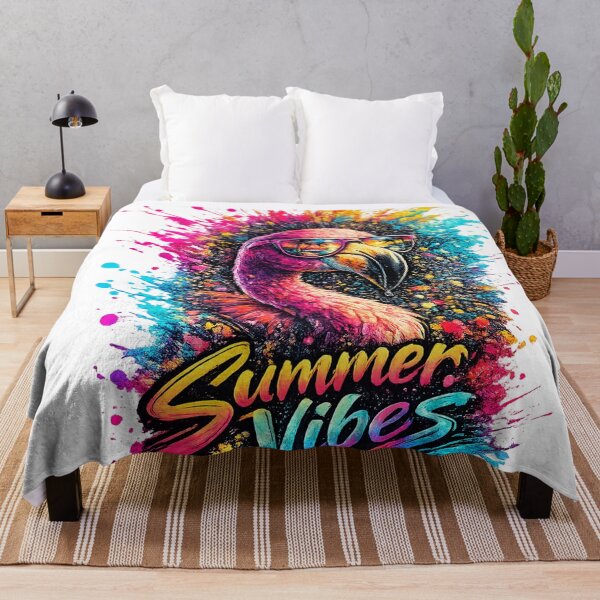 Item preview, Summer Vibes Flamingo – Cool Sunglasses Color Splash T-Shirt Design designed and sold by GooniSL.