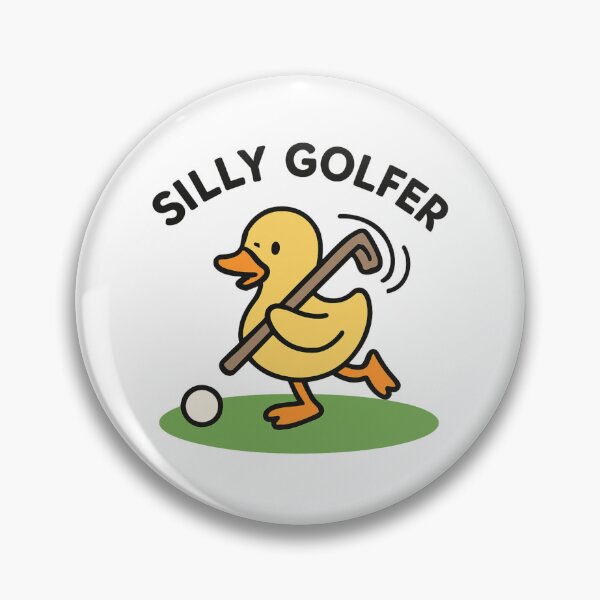 Item preview, Silly Golfer Duck designed and sold by SiarheiYur.