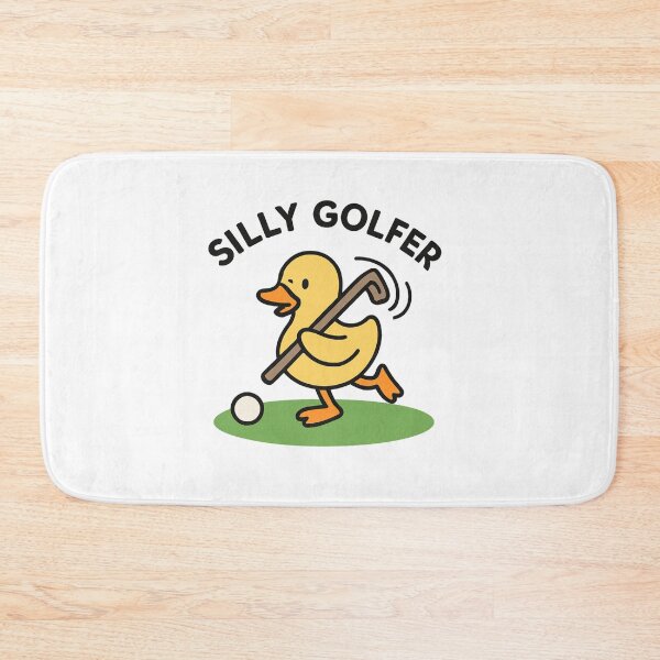 Item preview, Silly Golfer Duck designed and sold by SiarheiYur.