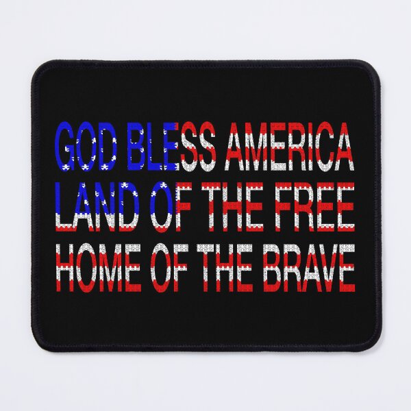 Item preview, God Bless America (Print): Puzzle People (Boy & Girl) designed and sold by SarahJosArt.