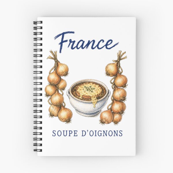 Item preview, France – Onion Soup Vintage Illustration designed and sold by JOANNASKAH.