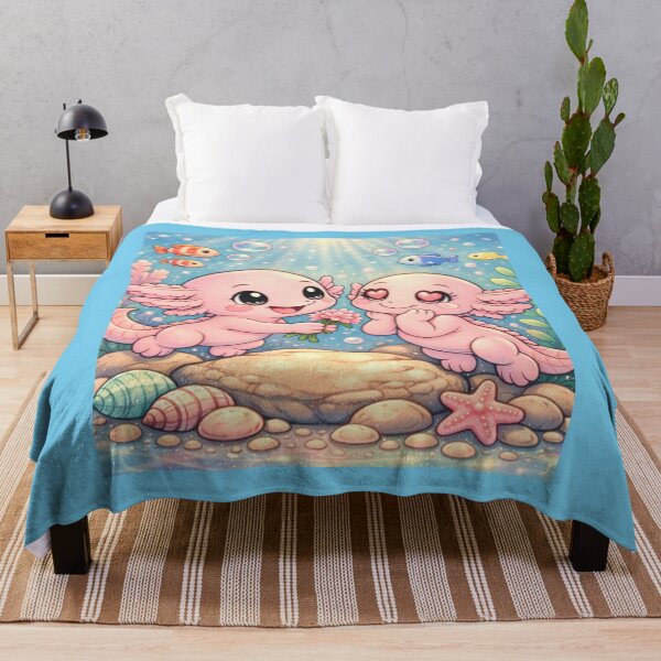 Item preview, Axolotl Love Gift - Kawaii Underwater Romance designed and sold by ImagineNature.
