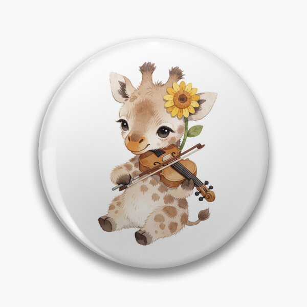 Item preview, Musician Giraffe | Enchanted Violin Player designed and sold by AillustriaAK.
