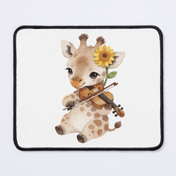 Item preview, Musician Giraffe | Enchanted Violin Player designed and sold by AillustriaAK.