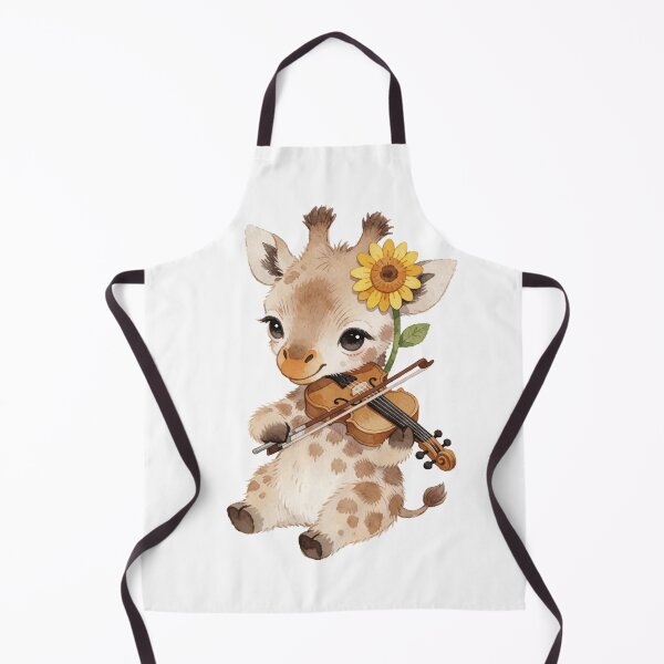 Item preview, Musician Giraffe | Enchanted Violin Player designed and sold by AillustriaAK.