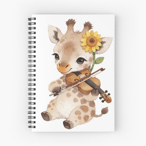 Item preview, Musician Giraffe | Enchanted Violin Player designed and sold by AillustriaAK.