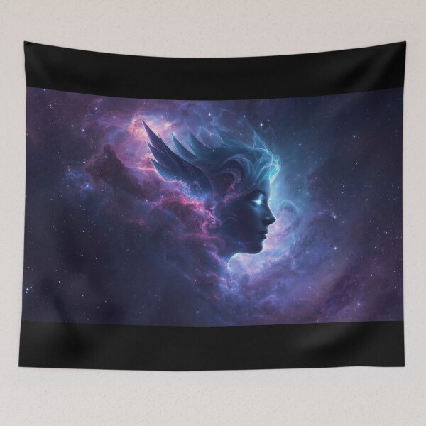 Item preview, Cosmic Dreamscape: Ethereal Celestial Portrait designed and sold by Nick Seidel.
