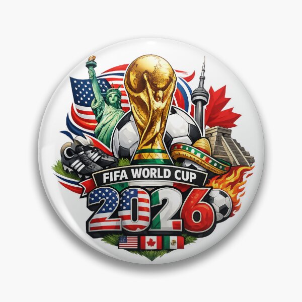 Item preview, FIFA World Cup 2026 USA Canada Mexico Trophy Soccer Fan Design designed and sold by CreativeNest Prints.