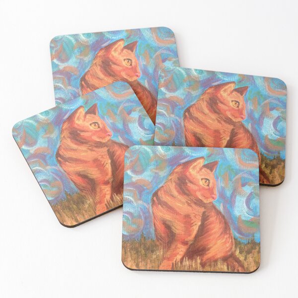 Item preview, Orange cat oil painting designed and sold by ccreidcc.