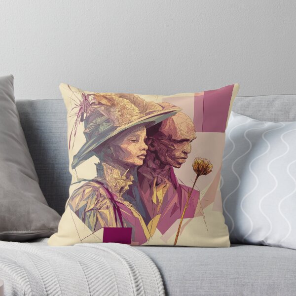 Item preview, Avant Garde Geometric Cubism Couple Portrait Illustration designed and sold by MiratiZema.