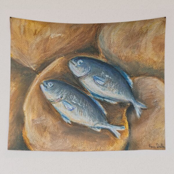 Item preview, Five loaves and two fish designed and sold by Anne Dallman.