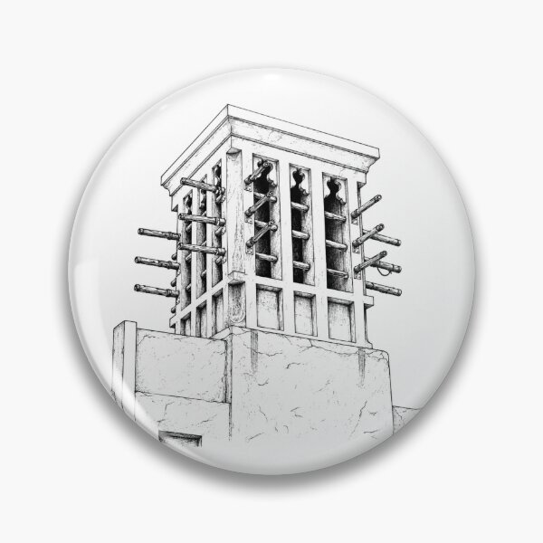 Item preview, Emirati Barjeel Wind Tower designed and sold by nuskhah UAE.