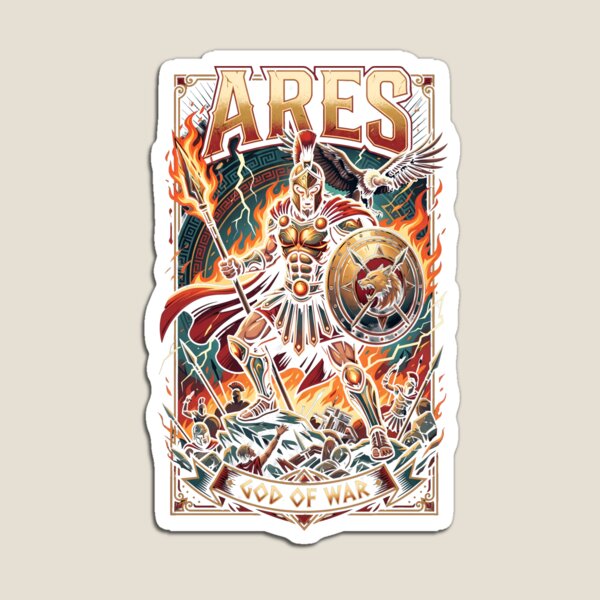 Item preview, The God of War designed and sold by Gabriela Mihai.