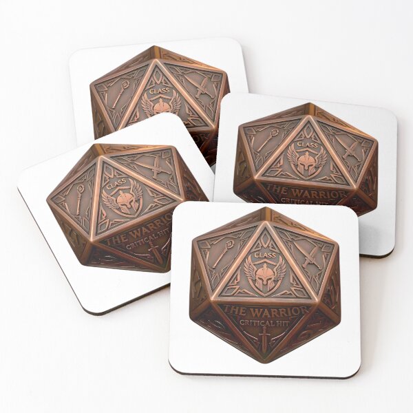 Item preview, Warrior D20 Dice RPG Critical Hit Fantasy Art designed and sold by DeerHouse.