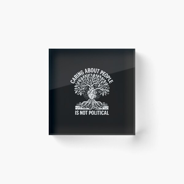 Item preview, Caring About People Not Political designed and sold by SiarheiYur.