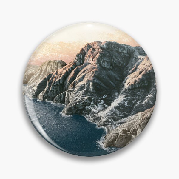 Item preview, Amalfi Coast Italy Vintage Travel Poster Design designed and sold by DolceVitalyDesign.