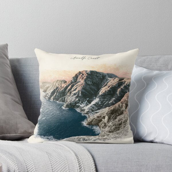 Item preview, Amalfi Coast Italy Vintage Travel Poster Design designed and sold by DolceVitalyDesign.