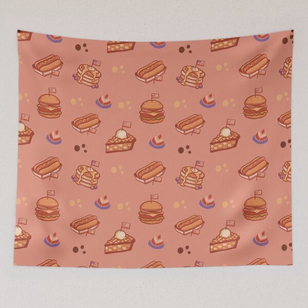Item preview, Retro Blueberry American Pancakes designed and sold by IvysCreativityHouse.