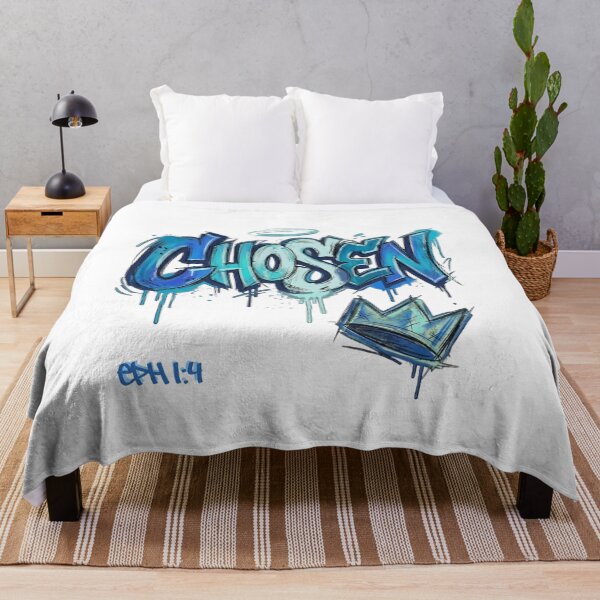 Item preview, Chosen Christian Graffiti - Ephesians 1:4 Urban Street Art designed and sold by Emmafeystilo.