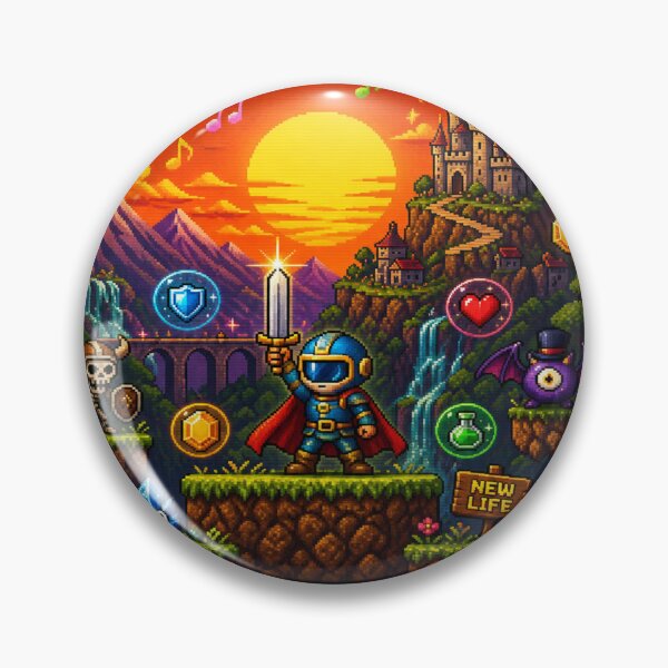 Item preview, Level Up Your Life – Retro 16-Bit Adventure designed and sold by Shaw1Berry.