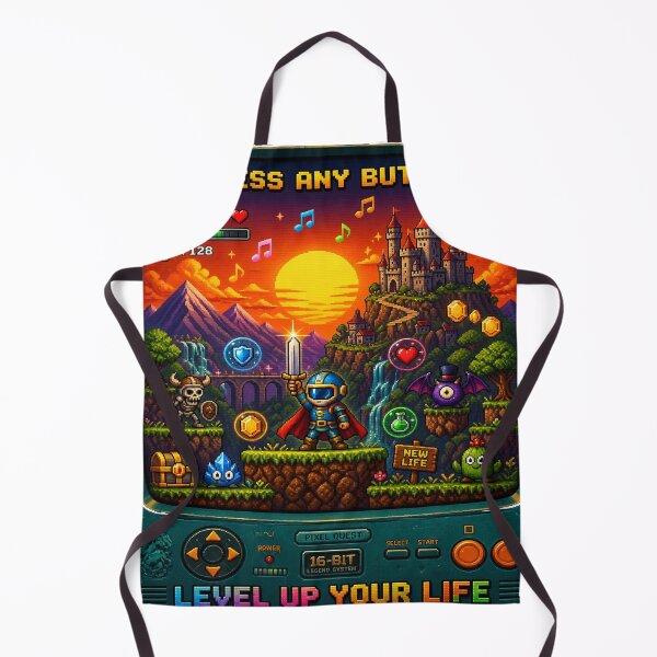 Item preview, Level Up Your Life – Retro 16-Bit Adventure designed and sold by Shaw1Berry.