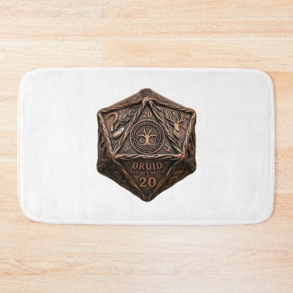 Item preview, Druid D20 Dice RPG Nature's Wrath Fantasy Art designed and sold by DeerHouse.