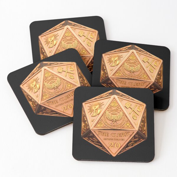 Item preview, Cleric D20 Dice RPG Divine Healer Fantasy Art designed and sold by DeerHouse.