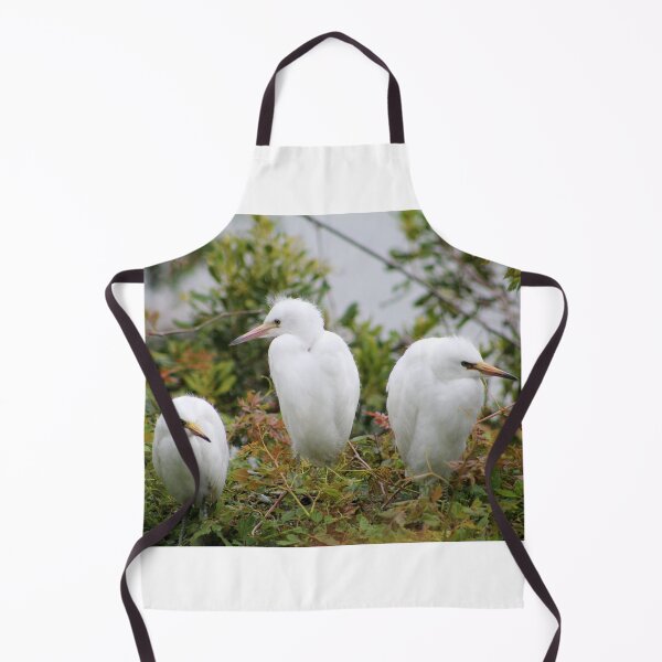 Item preview, Three White Egrets in Foliage designed and sold by Cynthia48.