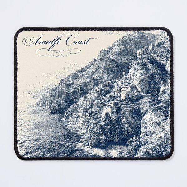 Item preview, Positano Italy Cliffside Village Illustration designed and sold by DolceVitalyDesign.