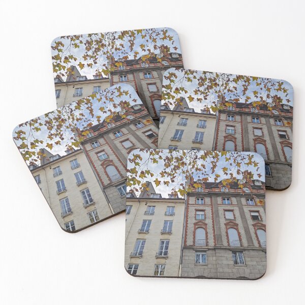 Item preview, contrasting Parisian buildings facade designed and sold by psychoshadow.