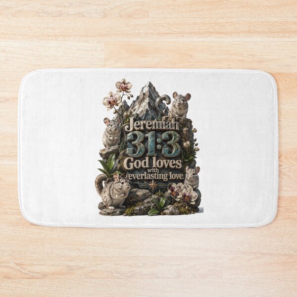 Item preview, Jeremiah 31:3 Everlasting Mountain Love designed and sold by BlissBlvdShop.