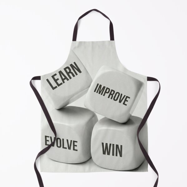 Item preview, Learn Improve Evolve Win Dice Growth Mindset Student Success Quote designed and sold by RAMHEARTS.
