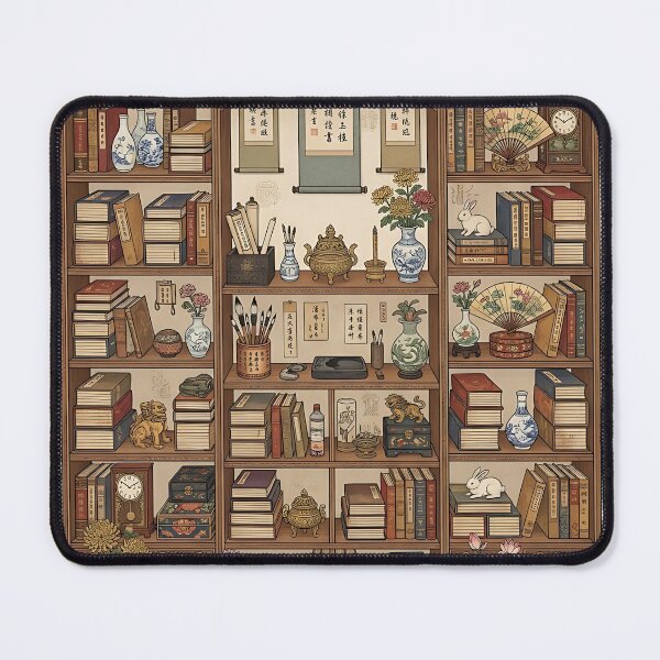 Item preview, Traditional Korean Chaekgeori Bookshelf Art designed and sold by K-Tradition.