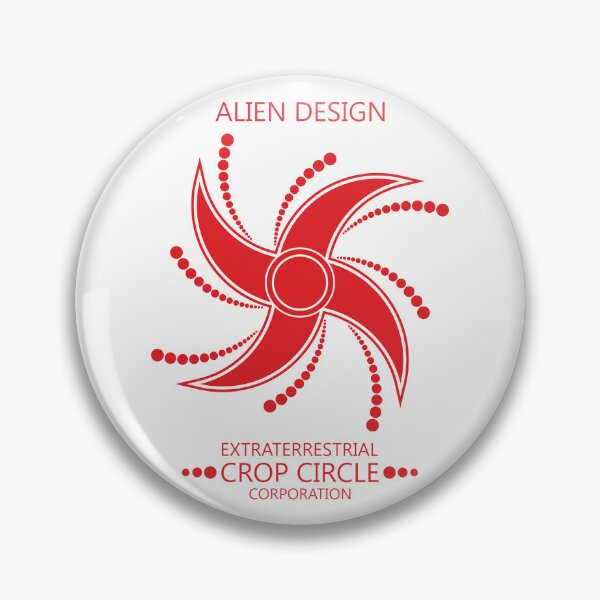Item preview, Extraterrestrial Crop Circle Corporation Alien Design 134 designed and sold by MagicEyesOnly.