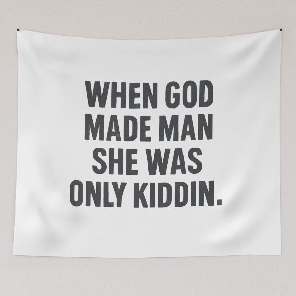 Item preview, When God Made Man designed and sold by SiarheiYur.