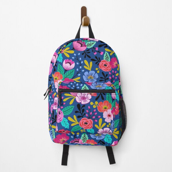 Item preview, Bright boho hand drawn flowers designed and sold by Jennifer Ladd.