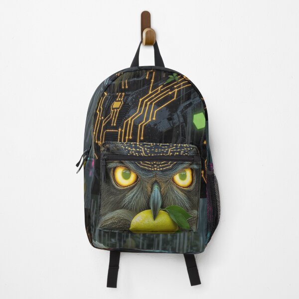 Item preview, Cyberpunk Neon Owl – Murcia Lemon Guardian designed and sold by Neo Tokio.