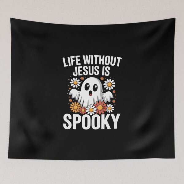 Item preview, Life Without Jesus is Spooky designed and sold by jkrphoto.