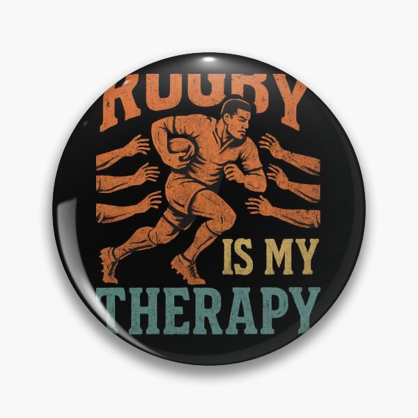 Item preview, Rugby Is My Therapy designed and sold by SiarheiYur.