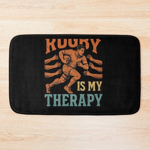 Item preview, Rugby Is My Therapy designed and sold by SiarheiYur.