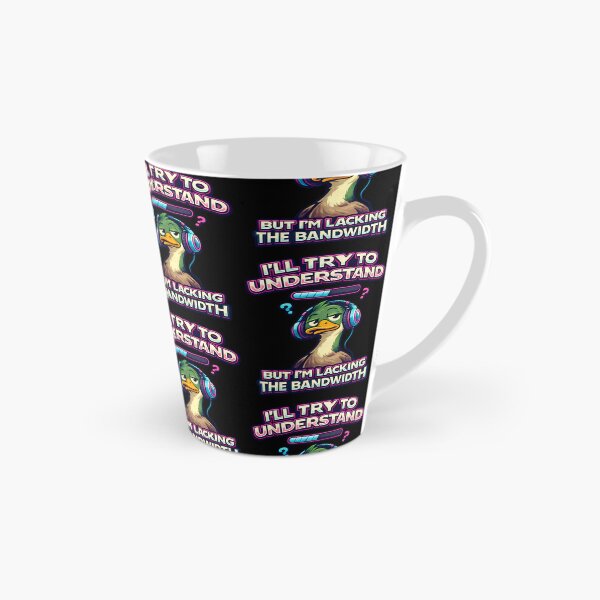 Item preview, I'll Try To Understand But I'm Lacking The Bandwidth Funny Duck Gamer Design designed and sold by TeeTimeTreasure.