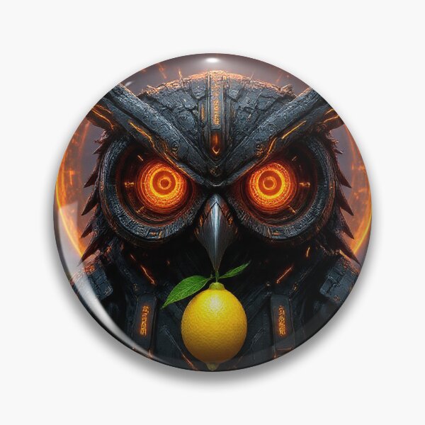 Item preview, Cyberpunk Neon Owl – Murcia Lemon Sentinel designed and sold by Neo Tokio.