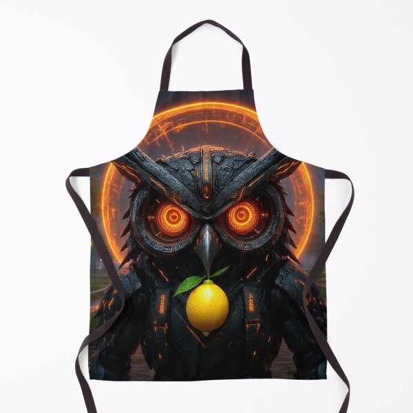 Item preview, Cyberpunk Neon Owl – Murcia Lemon Sentinel designed and sold by Neo Tokio.