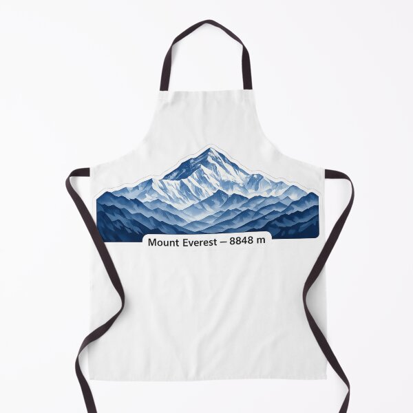 Item preview, Mount Everest 8848 m – Minimalist Mountain Peak Illustration designed and sold by GabeMountainArt.